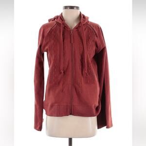 Evy's Tree the Cynthia bell sleeve and eyelet crochet hoodie, size small